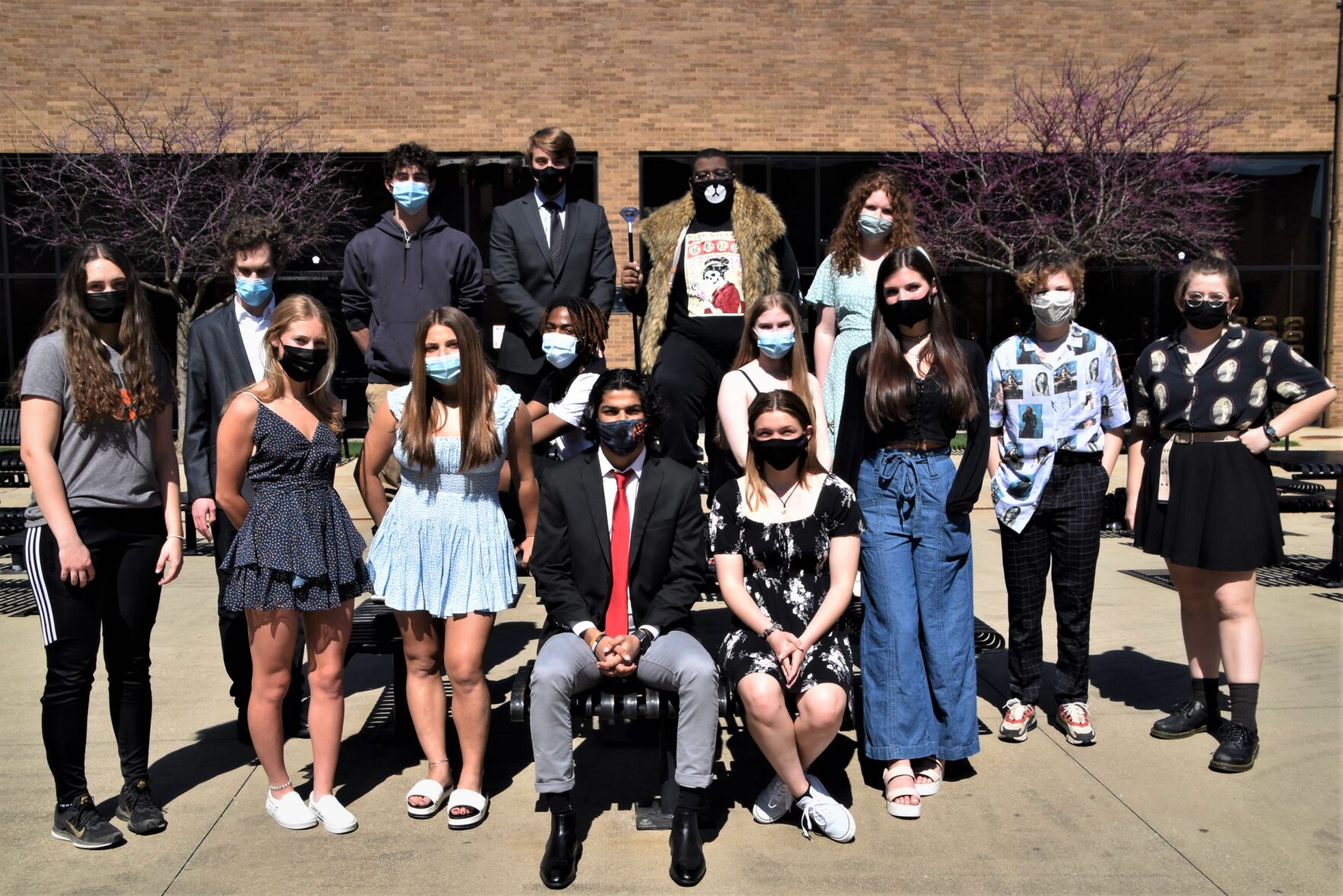 Orange High School prom courts